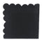 YIWU SANDY PAPER PRODUCTS CO., LTD Everyday Entertaining Black Flower Edge Large Lunch Napkins, 16 Count 810120712710
