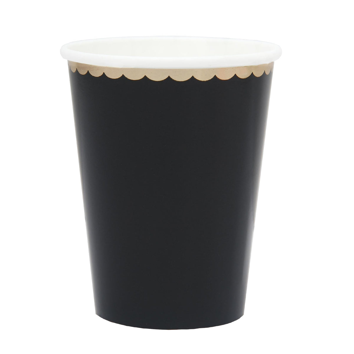 YIWU SANDY PAPER PRODUCTS CO., LTD Everyday Entertaining Black Paper Cups, 9 oz, 8 Count