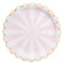 YIWU SANDY PAPER PRODUCTS CO., LTD Everyday Entertaining Candy Land Large Lunch Paper Plates, Light Pink, 9 Inches, 8 Count