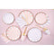 YIWU SANDY PAPER PRODUCTS CO., LTD Everyday Entertaining Candy Land Paper Cups, Light Pink, 9 oz, 8 Count 810120712673