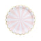 YIWU SANDY PAPER PRODUCTS CO., LTD Everyday Entertaining Candy Land Small Dessert Paper Plates, Light Pink, 7 Inches, 8 Count