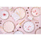 YIWU SANDY PAPER PRODUCTS CO., LTD Everyday Entertaining Candy Land Small Dessert Paper Plates, Light Pink, 7 Inches, 8 Count 810120712697