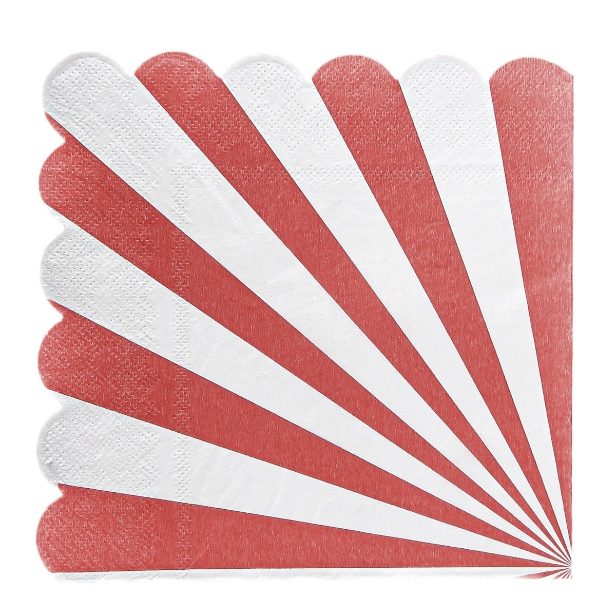 YIWU SANDY PAPER PRODUCTS CO., LTD Everyday Entertaining Carnival Large Lunch Napkins, Red, 16 Count