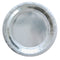 YIWU SANDY PAPER PRODUCTS CO., LTD Everyday Entertaining Chrome Silver Large Round Lunch Paper Plates, 9 Inches, 8 Count