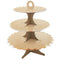 YIWU SANDY PAPER PRODUCTS CO., LTD Everyday Entertaining Cupcake Stand 3 Tiers, Kraft Paper 810077652558