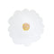 YIWU SANDY PAPER PRODUCTS CO., LTD Everyday Entertaining Floral Paradise Small Flower-Shaped Dessert Paper Plates, White, 7 Inches, 8 Count 810120712529