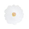 YIWU SANDY PAPER PRODUCTS CO., LTD Everyday Entertaining Floral Paradise Small Flower-Shaped Dessert Paper Plates, White, 7 Inches, 8 Count 810120712529