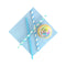 YIWU SANDY PAPER PRODUCTS CO., LTD Everyday Entertaining Flower Edge Light Blue Lunch Napkins, 16 Count 810064196539
