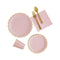 YIWU SANDY PAPER PRODUCTS CO., LTD Everyday Entertaining Flower Edge Light Pink Lunch Napkins, 16 Count 810064196546