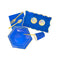 YIWU SANDY PAPER PRODUCTS CO., LTD Everyday Entertaining Hexagon Plates Royal Blue, 7 Inches, 8 Count 810064195860
