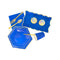 YIWU SANDY PAPER PRODUCTS CO., LTD Everyday Entertaining Hexagon Royal Blue Plates, 9 Inches, 8 Count 810064195877