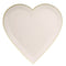 YIWU SANDY PAPER PRODUCTS CO., LTD Everyday Entertaining Large Heart Shaped Lunch Paper Plates, Light Pink, 9 Inches, 8 Count 810120712949