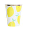 YIWU SANDY PAPER PRODUCTS CO., LTD Everyday Entertaining Lemoncello Paper Cups, 9 oz, 8 Count 810120712581