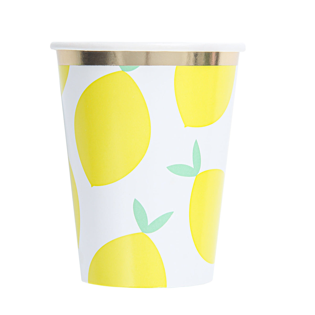 YIWU SANDY PAPER PRODUCTS CO., LTD Everyday Entertaining Lemoncello Paper Cups, 9 oz, 8 Count 810120712581