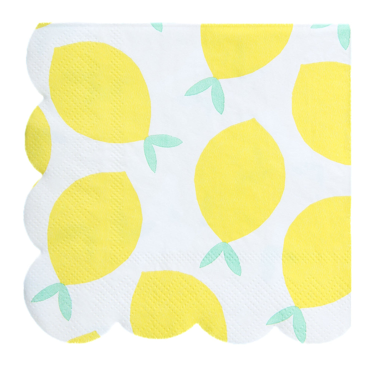 YIWU SANDY PAPER PRODUCTS CO., LTD Everyday Entertaining Lemoncello Small Beverage Napkins, 16 Count