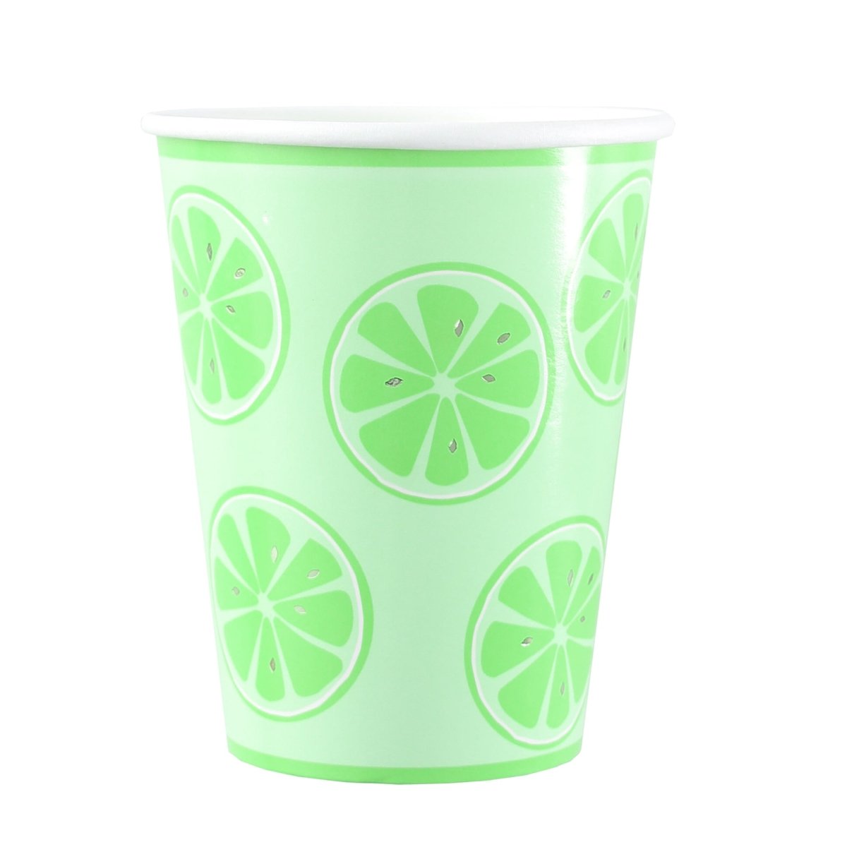 YIWU SANDY PAPER PRODUCTS CO., LTD Everyday Entertaining Lime Party Paper Cups, 9 oz, 8 Count 810120712635