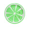 YIWU SANDY PAPER PRODUCTS CO., LTD Everyday Entertaining Lime Party Small Round Dessert Paper Plates, 7 Inches, 8 Count