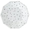 YIWU SANDY PAPER PRODUCTS CO., LTD Everyday Entertaining Little Stars Large Decagon Lunch Paper Plates, Silver, 9 Inches, 8 Count 810120713090