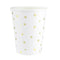 YIWU SANDY PAPER PRODUCTS CO., LTD Everyday Entertaining Little Stars Paper Cups, Gold, 9 oz, 8 Count 810120713120