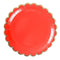 YIWU SANDY PAPER PRODUCTS CO., LTD Everyday Entertaining Red Flower Edge Large Lunch Paper Plates, 9 Inches, 8 Count