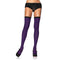 LEG AVENUE/SKU DISTRIBUTORS INC Costume Accessories Black & purple striped nylon thigh high socks for women