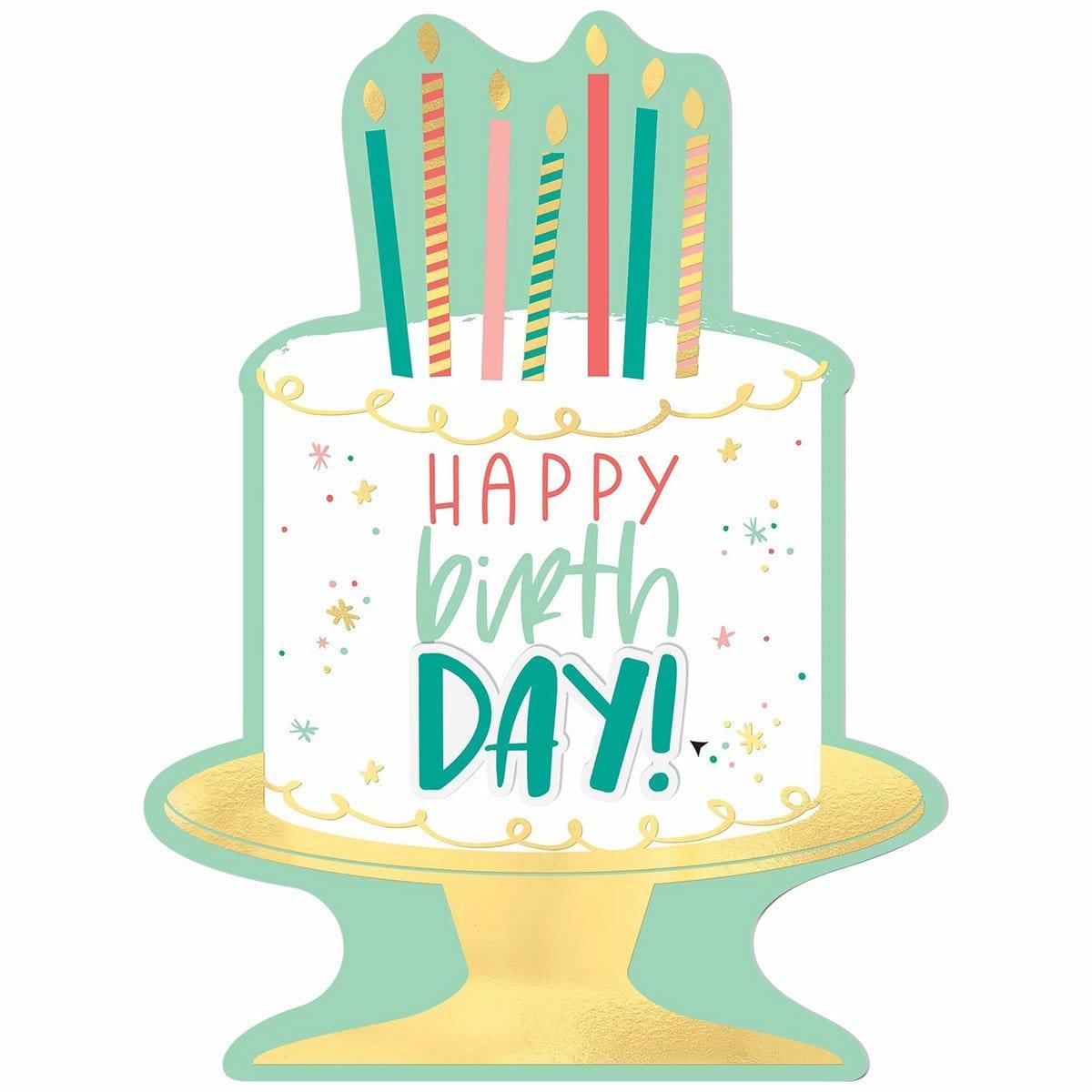 AMSCAN CA General Birthday Happy Cake Day Sign