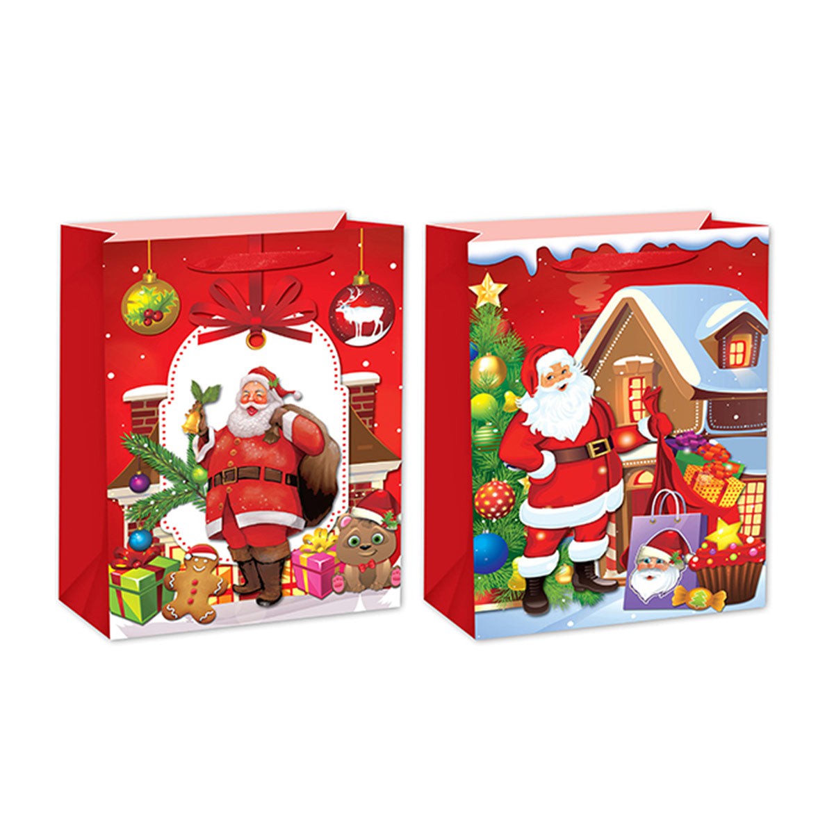 A-LINE Christmas Matte Jumbo Paper Gift Bag, Assortment, 1 Count 062615777340