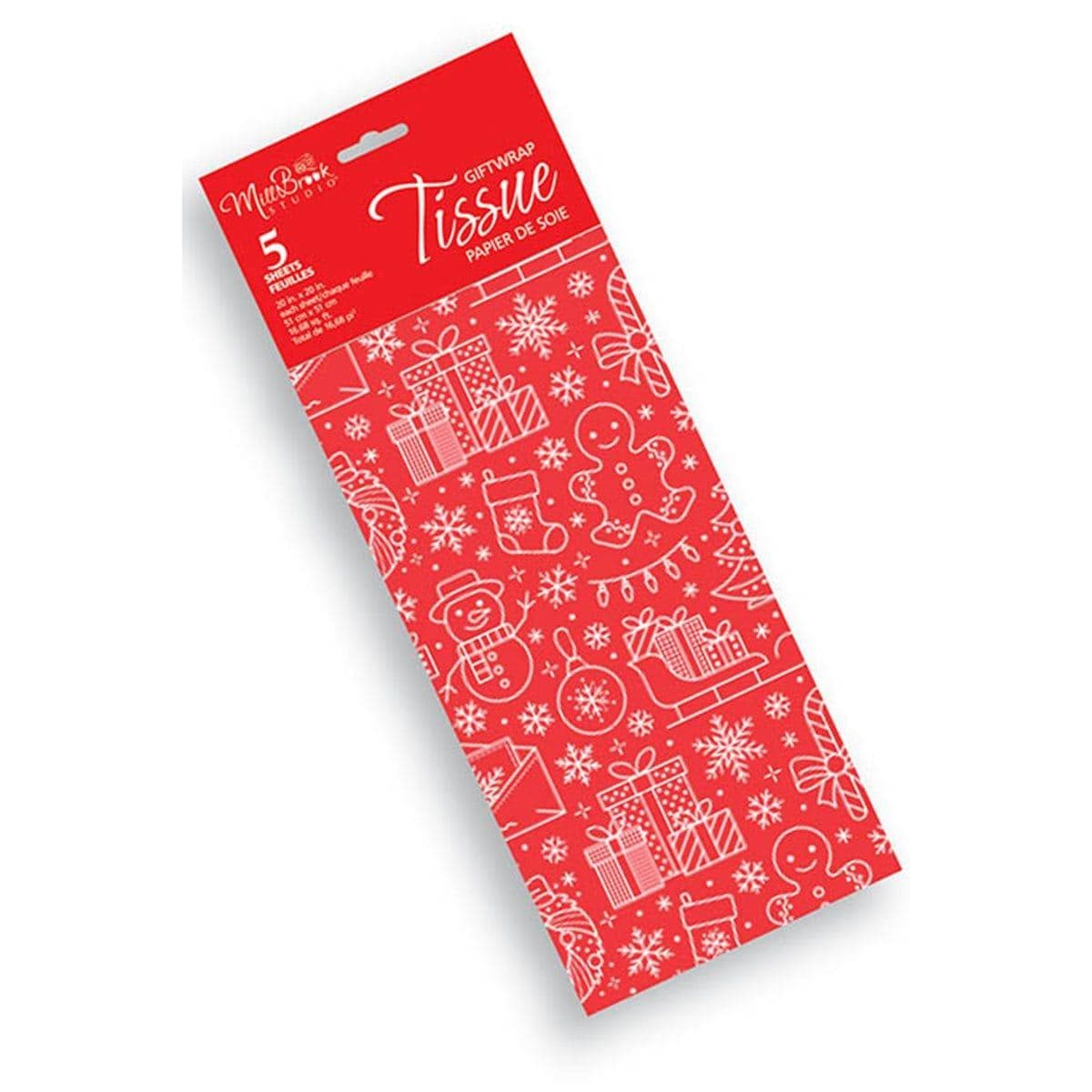 Buy Christmas Winter Tissue Paper Sheet - 5/pkg sold at Party Expert