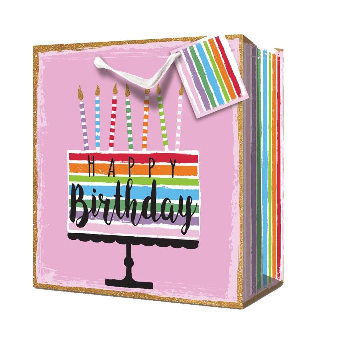 Buy Gift Wrap & Bags Happy Birthday' Extra-Deep Gift Bag sold at Party Expert
