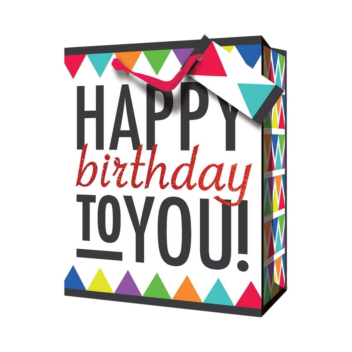 Buy Gift Wrap & Bags Happy Birthday' Premium Gift Bag - Medium sold at Party Expert