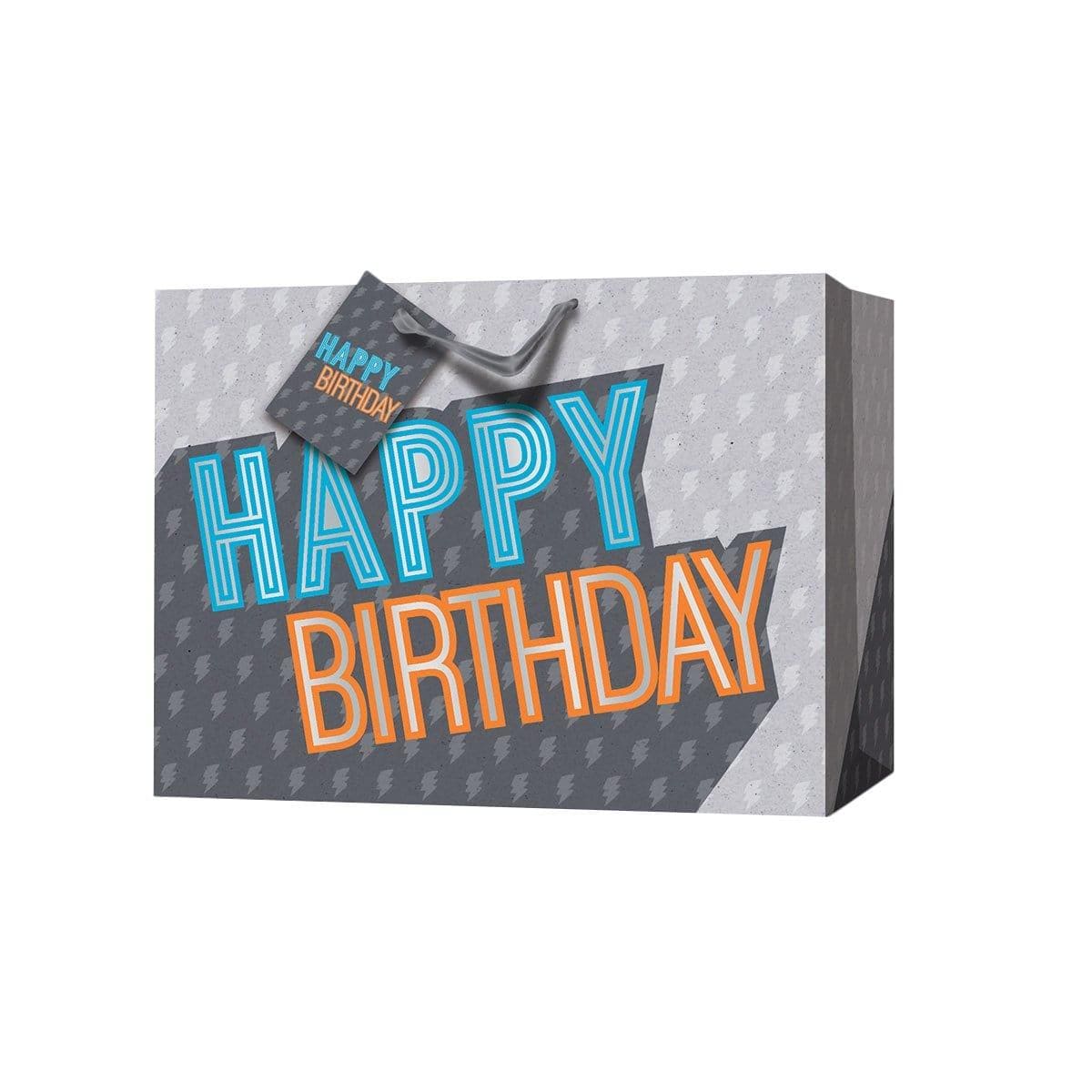 Buy Gift Wrap & Bags Premium Gift Bag 'Happy Birthday' - Horizontal sold at Party Expert