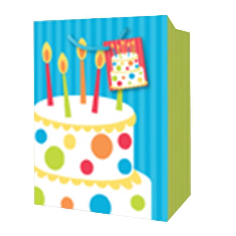 Buy Gift Wrap & Bags Premium Gift Bag Large - Glitter Birthday sold at Party Expert