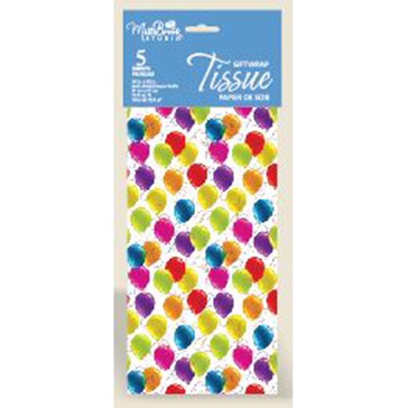 Buy Gift Wrap & Bags Premium Printed Tissue Paper - Balloons 6/pkg sold at Party Expert