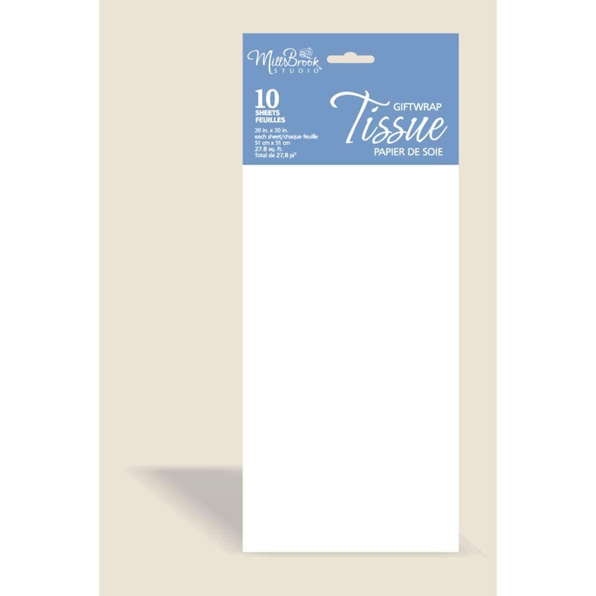 Buy Gift Wrap & Bags Solid Color Tissue Paper - White 12/pkg sold at Party Expert
