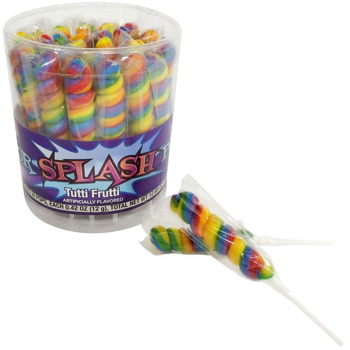 Buy Candy Rainbow Twisty Pops, 30 Count sold at Party Expert