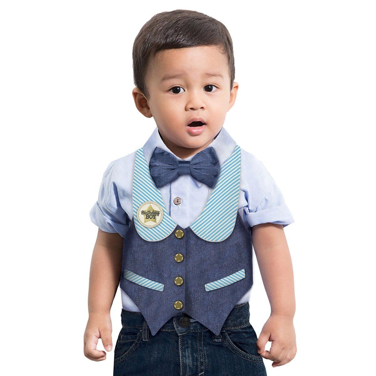 Buy 1st Birthday 1st Birthday Boy - Vest & Bow Tie sold at Party Expert