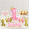 Buy 1st Birthday 1st Birthday Pink Table Decorating Kit sold at Party Expert