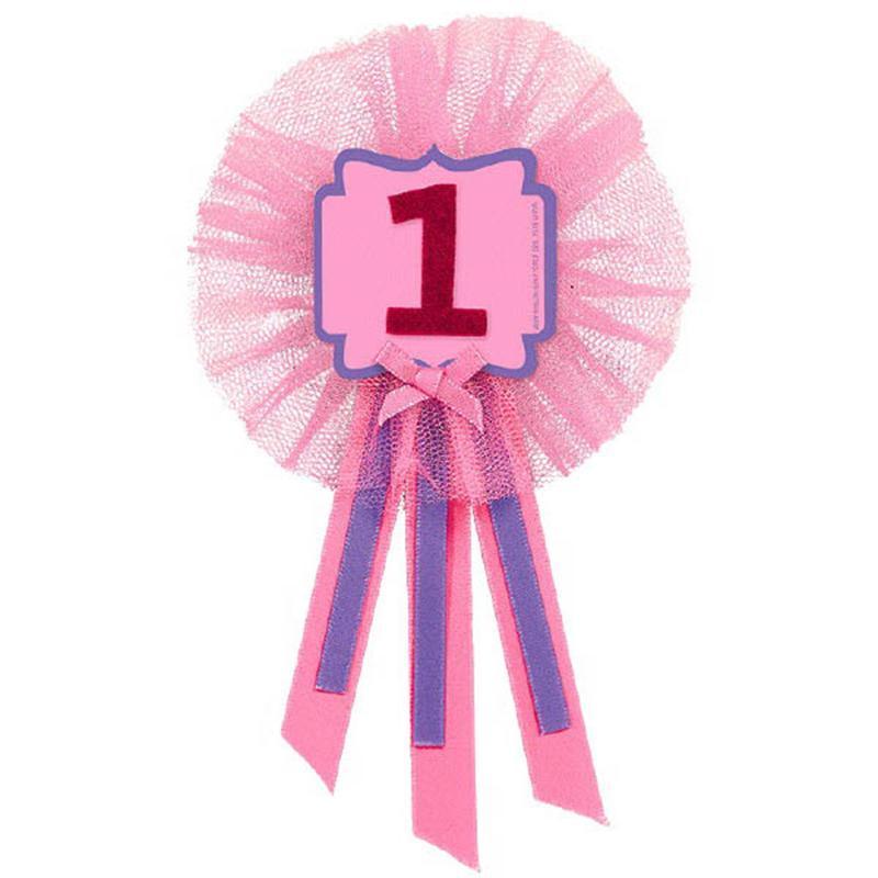Buy 1st Birthday Award Ribbon 1st Birthday Girl sold at Party Expert