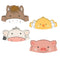 AMSCAN CA 1st Birthday Barnyard Party Crowns, Paper, 4 Count
