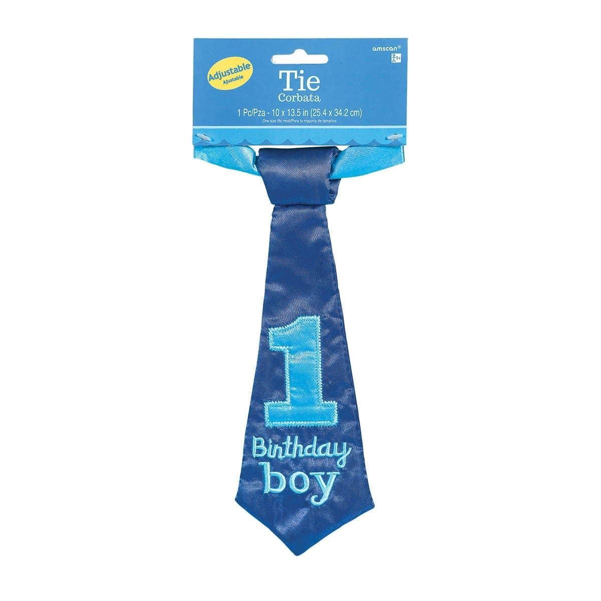Buy 1st Birthday Boy Mix & Match - Tie 9 in. sold at Party Expert
