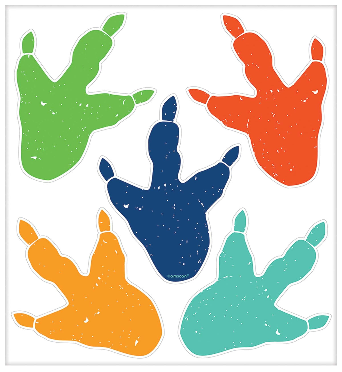 Buy 1st Birthday Dino-Mite - Footprints 2/pkg sold at Party Expert