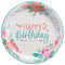 AMSCAN CA 1st Birthday Free Spirit Birthday Large Round Lunch Paper Plates, 9 Inches, 8 Count 192937241134
