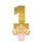 Buy 1st Birthday Glitter Candle #1 sold at Party Expert