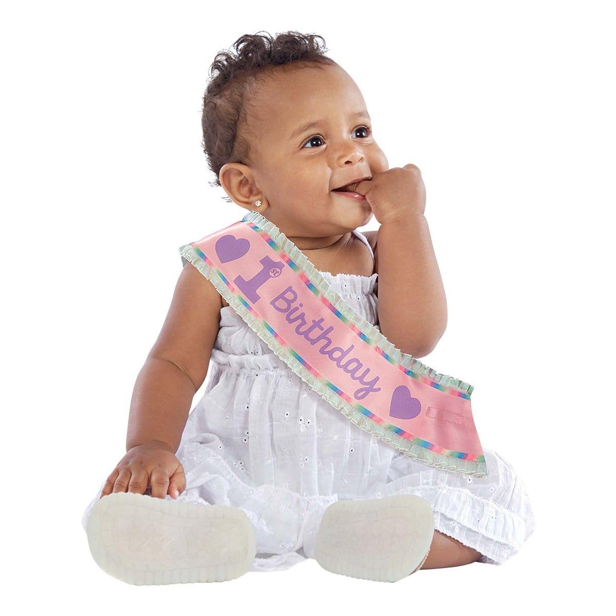 Buy 1st Birthday 1st Birthday Girl - Sash sold at Party Expert