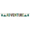 AMSCAN CA 1st Birthday Wilderness Birthday Letter Banner , 66 x 6 Inches, 1 Count