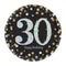 Buy Age Specific Birthday 30th Sparkling Celeb - Round Plates 7 In. 8/pkg. sold at Party Expert