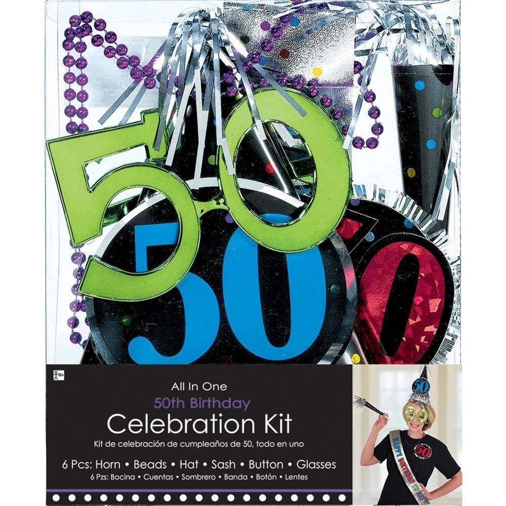 Buy Age Specific Birthday 50th - Birthday Party Kit 6/pkg. sold at Party Expert