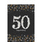 Buy Age Specific Birthday 50th Sparkling Celeb - Plastic Table Cover 54 X 102 In. sold at Party Expert