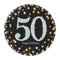 Buy Age Specific Birthday 50th Sparkling Celeb - Round Plates 7 In. 8/pkg. sold at Party Expert