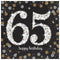 Buy Age Specific Birthday 65th Sparkling Celeb - Lunch Napkin 16/pkg sold at Party Expert
